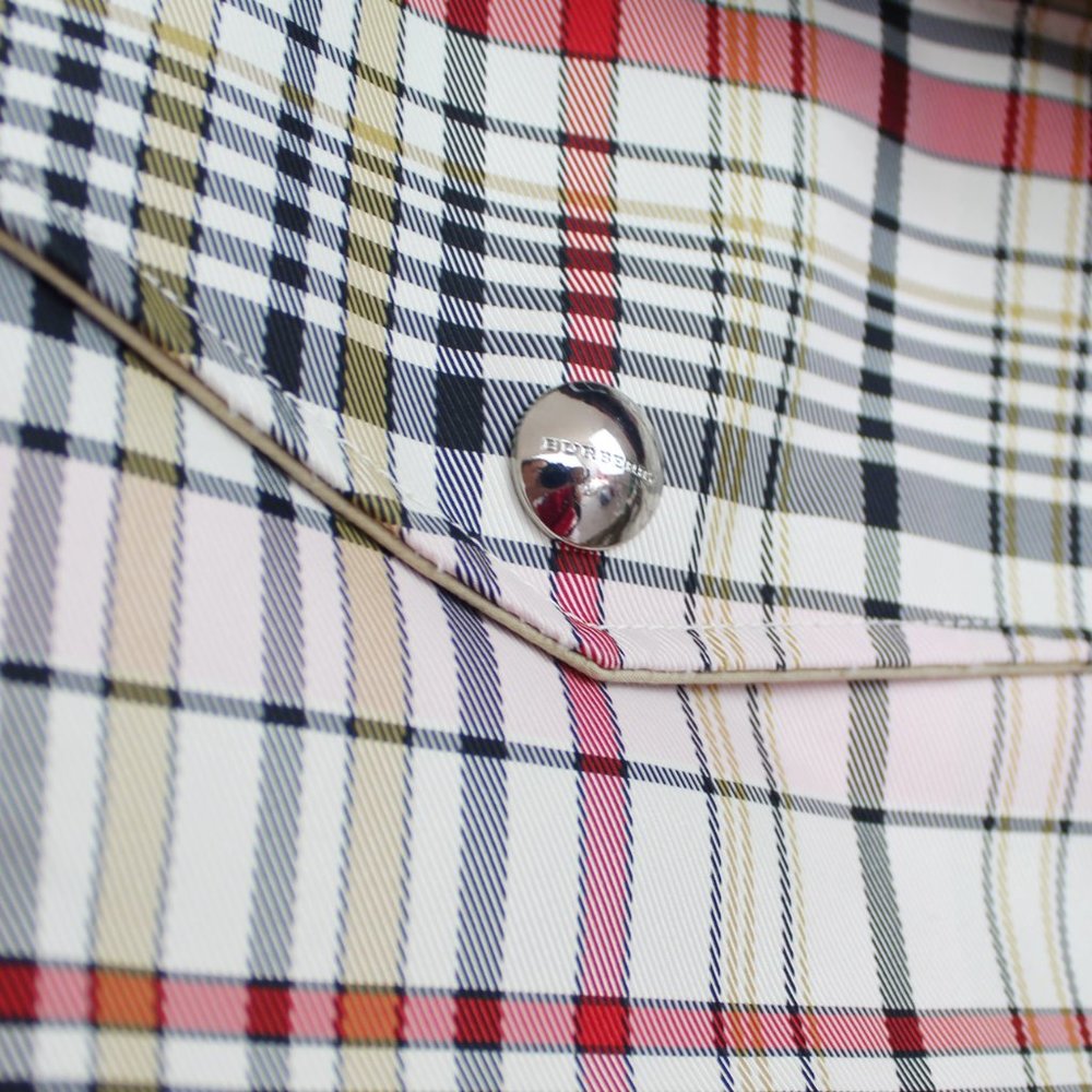 NWT Burberry Check Rain Trench Coat, US 4 - Picture 9 of 16